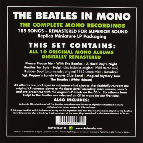 The Beatles in Mono (The Complete Mono Recordings), Beatles
