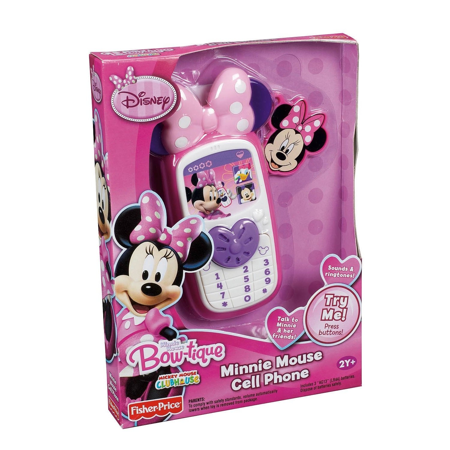 minnie mouse play cell phone