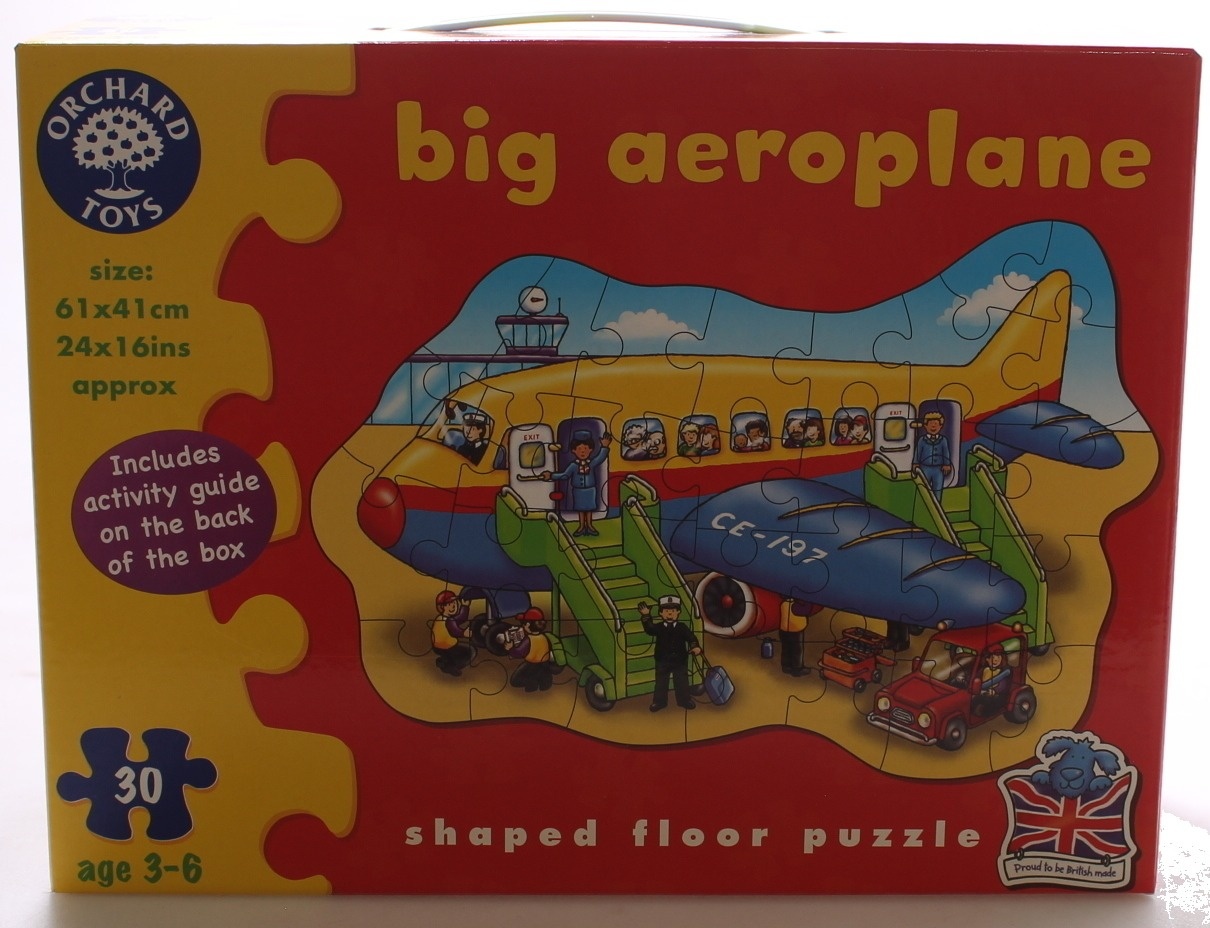 Big Aeroplane Jigsaw Floor Puzzle Orchard Toys Big Aeroplane Jigsaw Floor Puzzle Orchard Toys