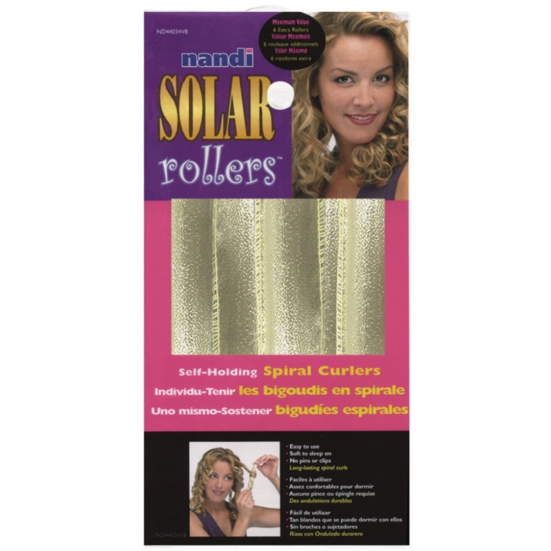Vidal Sassoon Nd44034v8 Solar Rollers For Spiral Curls Set By