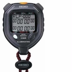 SEIKO S058 100-Lap Backlit Stopwatch Dual Countdown
