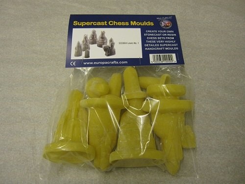 MOULDS ONLY Make Your Own Chess Sets With These 9 x Supercast Lewis No 1 Chess