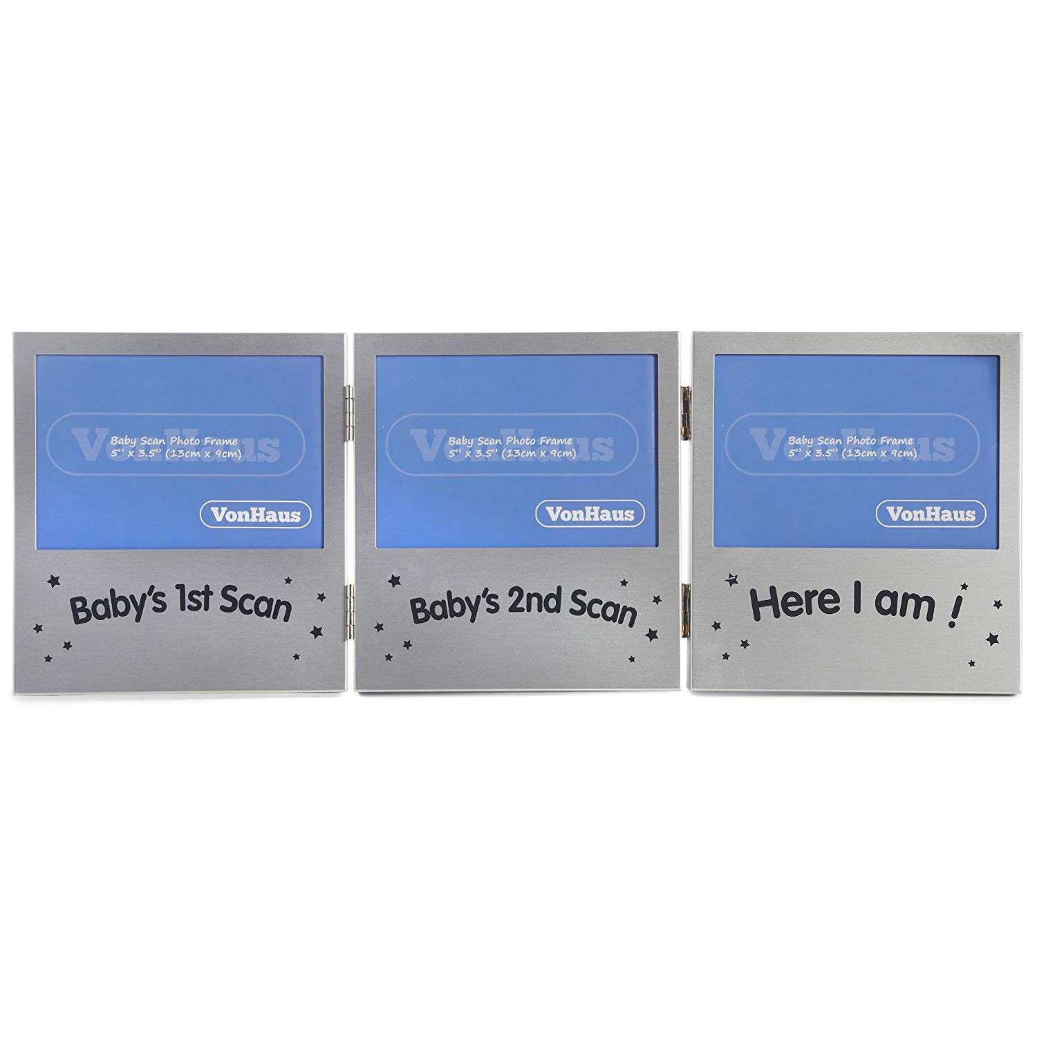 Triple Sonogram Frame Keepsake Ultrasound Picture Pregnancy Scan Images /& Photos