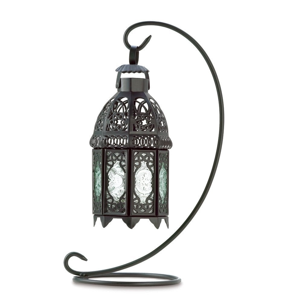 Gifts Decor Moroccan Tabletop Lantern Ornate Metal Candle Holder