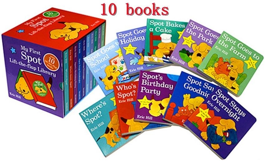 New My First Spot Lift-the-Flap Library 10 Board Books Set