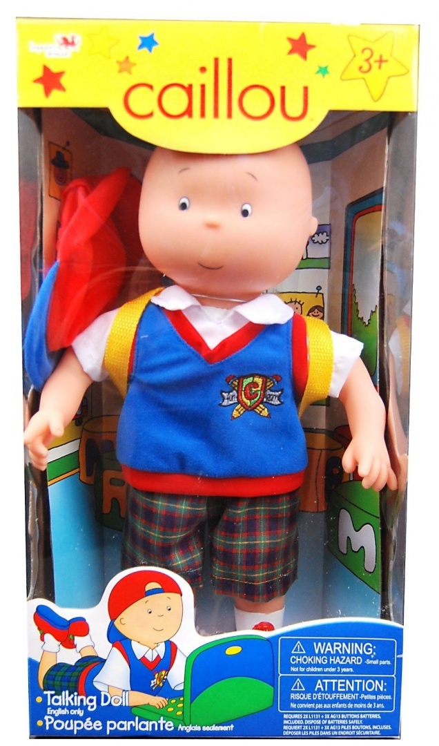 caillou talking doll