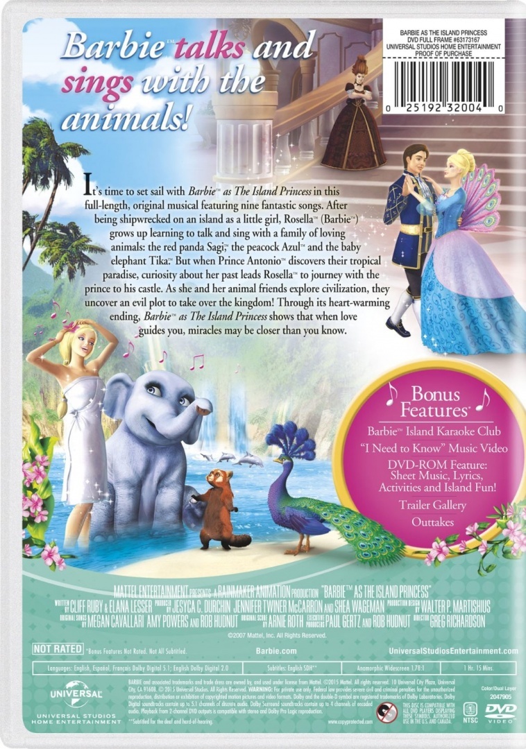 Barbie as The Island Princess by STUDIO DISTRIBUTION SERVI Shop