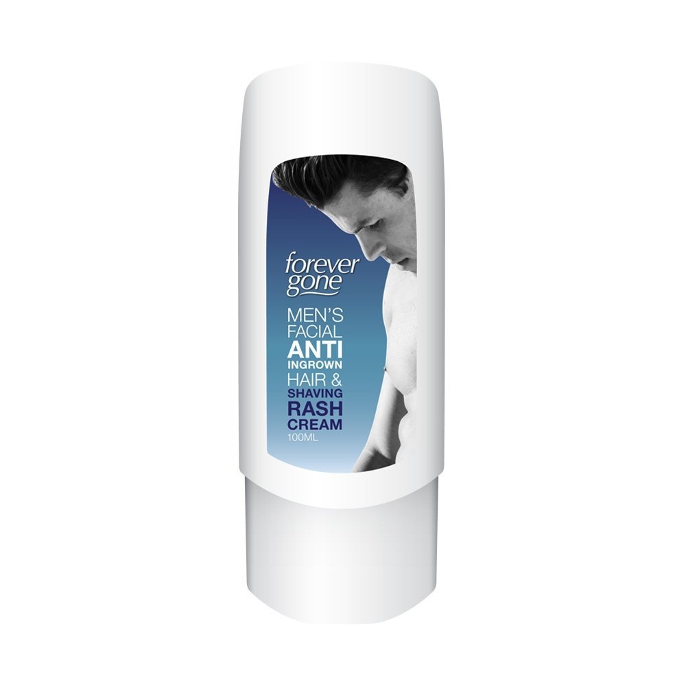 Forever Gone Mens Facial Anti Ingrown Hair Shaving Cream By