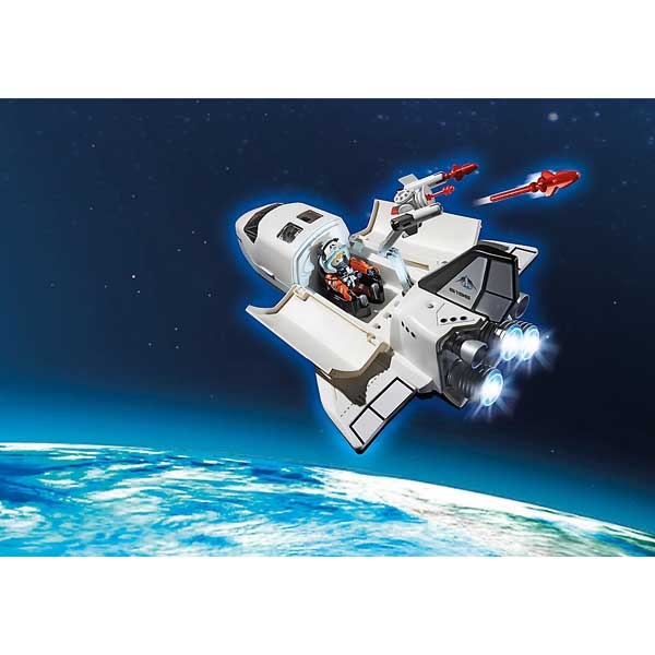 PLAYMOBIL 6196 City Action SPACE SHUTTLE CON light-up booster