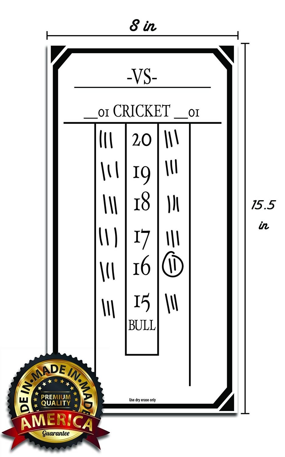 Free Printable Cricket Darts Score Sheet [PDF Included], 49% OFF