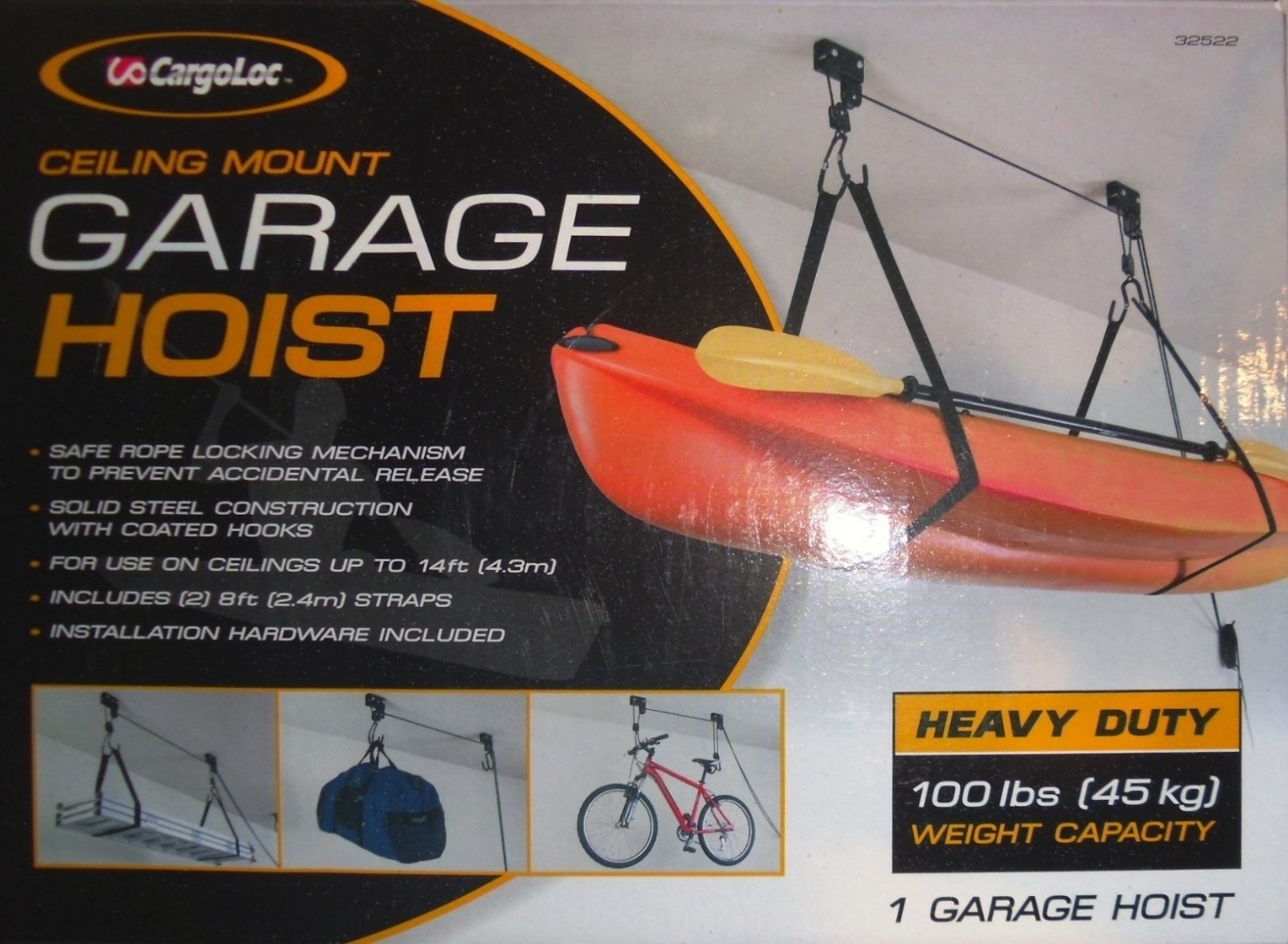 Cargoloc Ceiling Mount Garage Hoist Instructions Shelly Lighting
