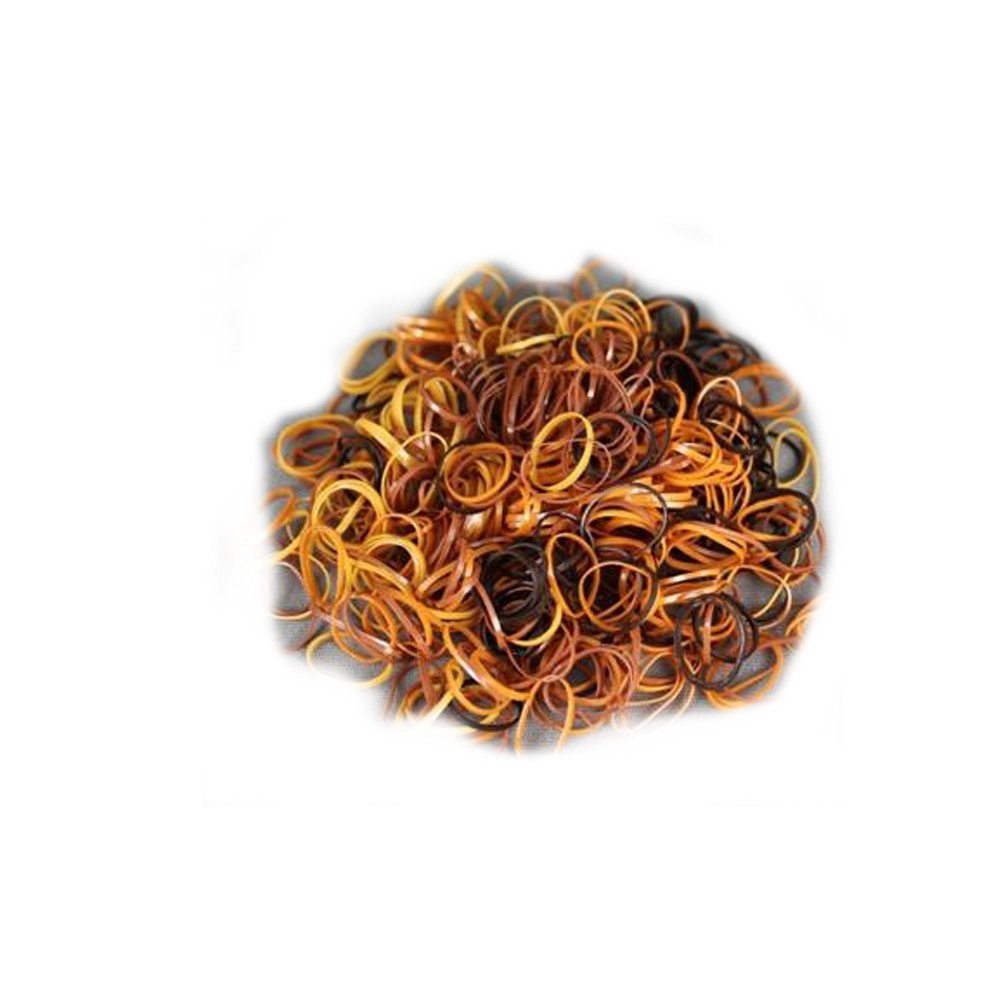 Mytoptrendz Natural Brown Tone Small Tiny Mini Elastics Hair Tie