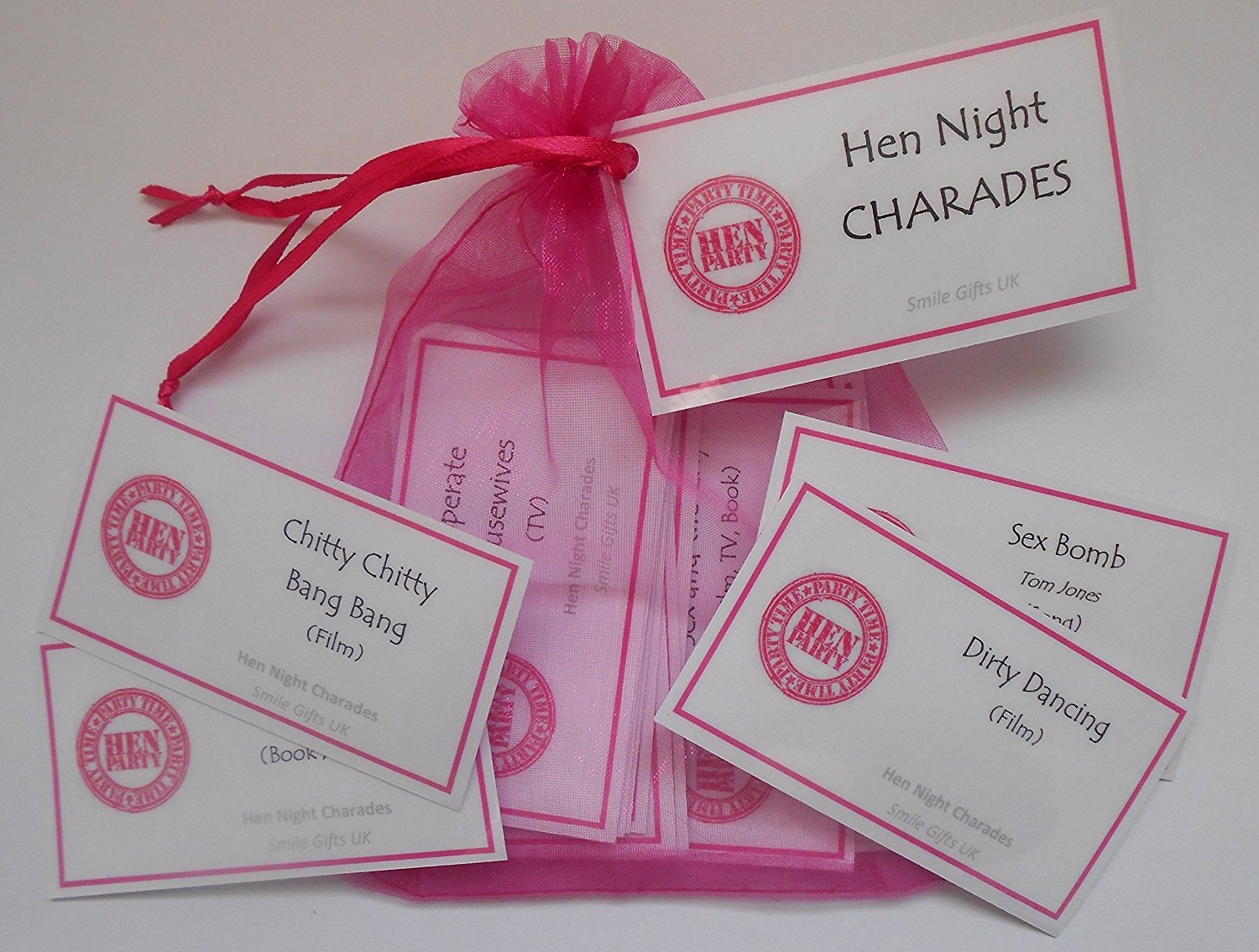 Hen Night Charades Hen Party Game Suitable For Hen Nights Hen