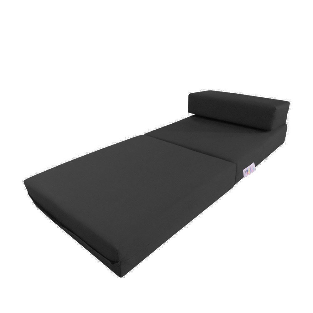 Available In 10 Colours Black Kids Z Bed Chair Fold Up 2 10 Colours Black Kids Z Bed