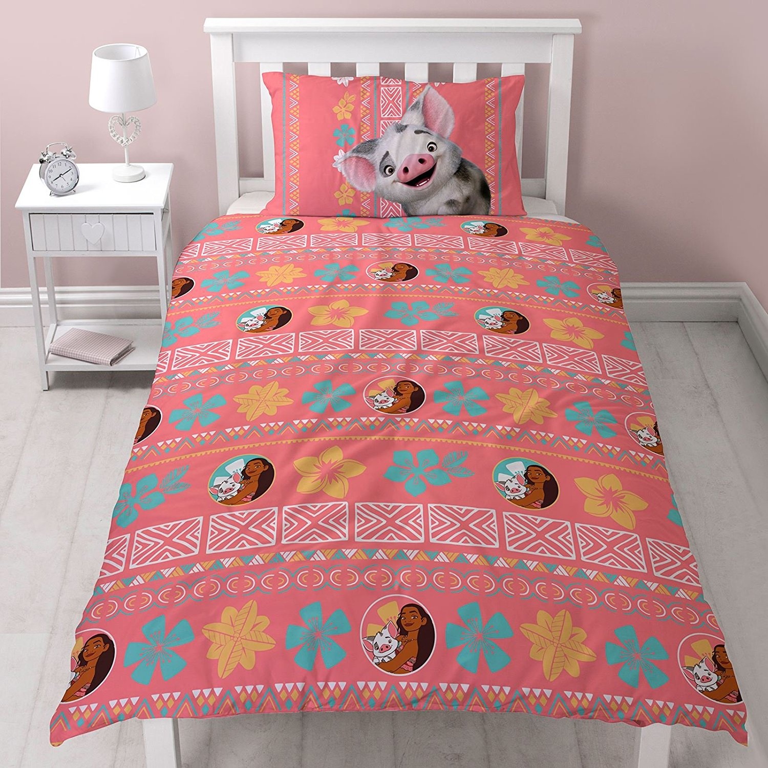 Moana Sunshine Single Duvet Cover And Pillowcase Set