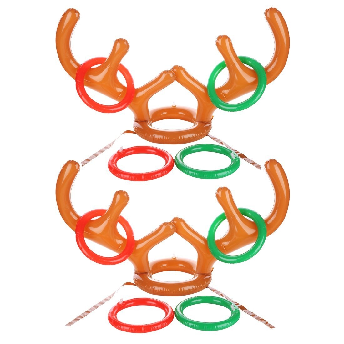 Uniqhia Two-Player Inflatable Reindeer Antler Ring Toss Game for Christmas  party - Christmas Gift - Game Rules Included (2 Antlers 8 Rings) by Uniqhia  - Shop Online for Sports & Outdoors in New Zealand