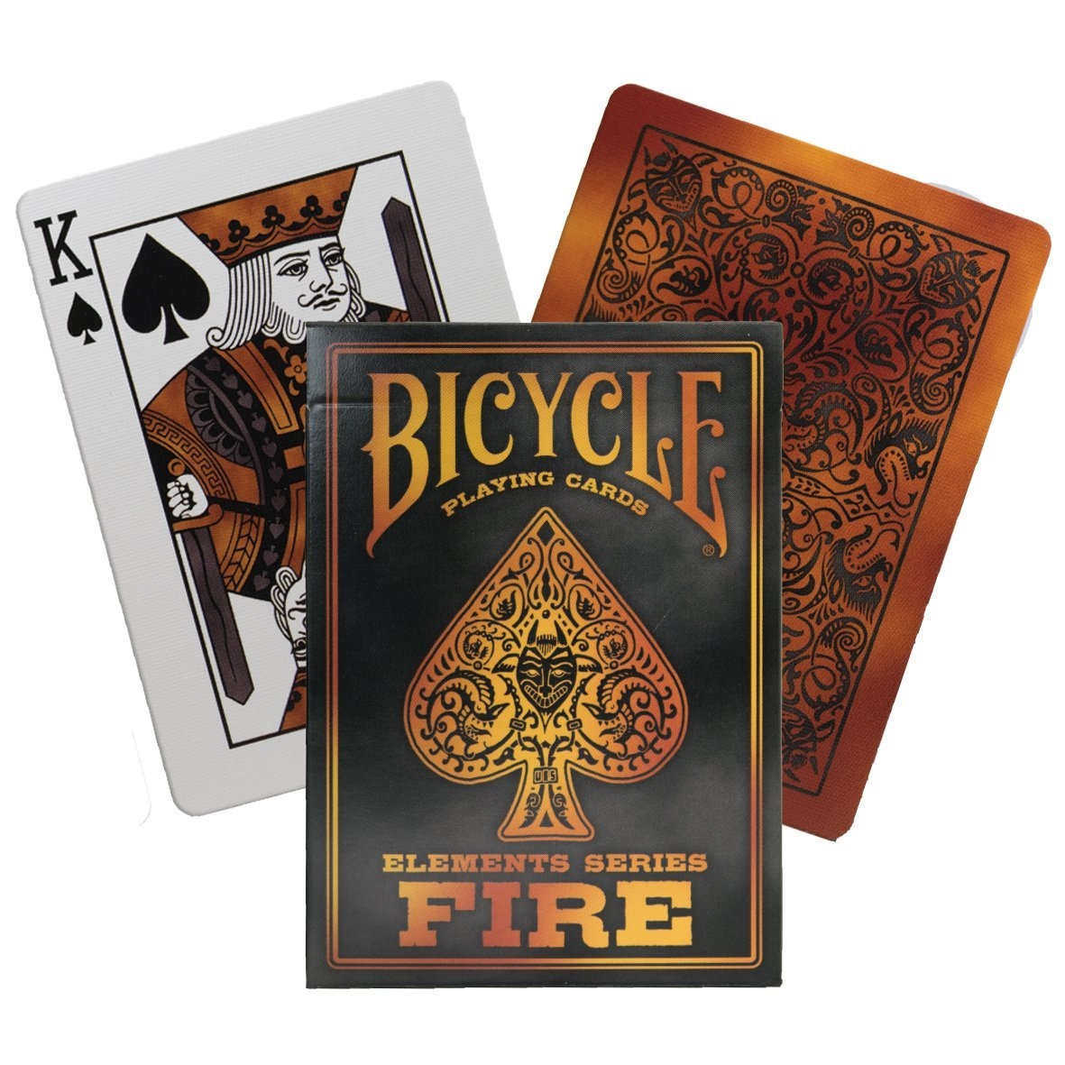 Bicycle Fire Element Poker Size Standard Index Playing Cards by Bicycle -  Shop Online for Toys in New Zealand