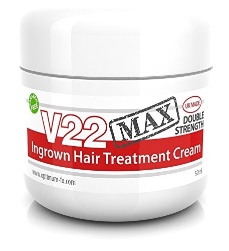 V22 Max Paraben Free Double Strength Ingrown Hair Treatment Cream