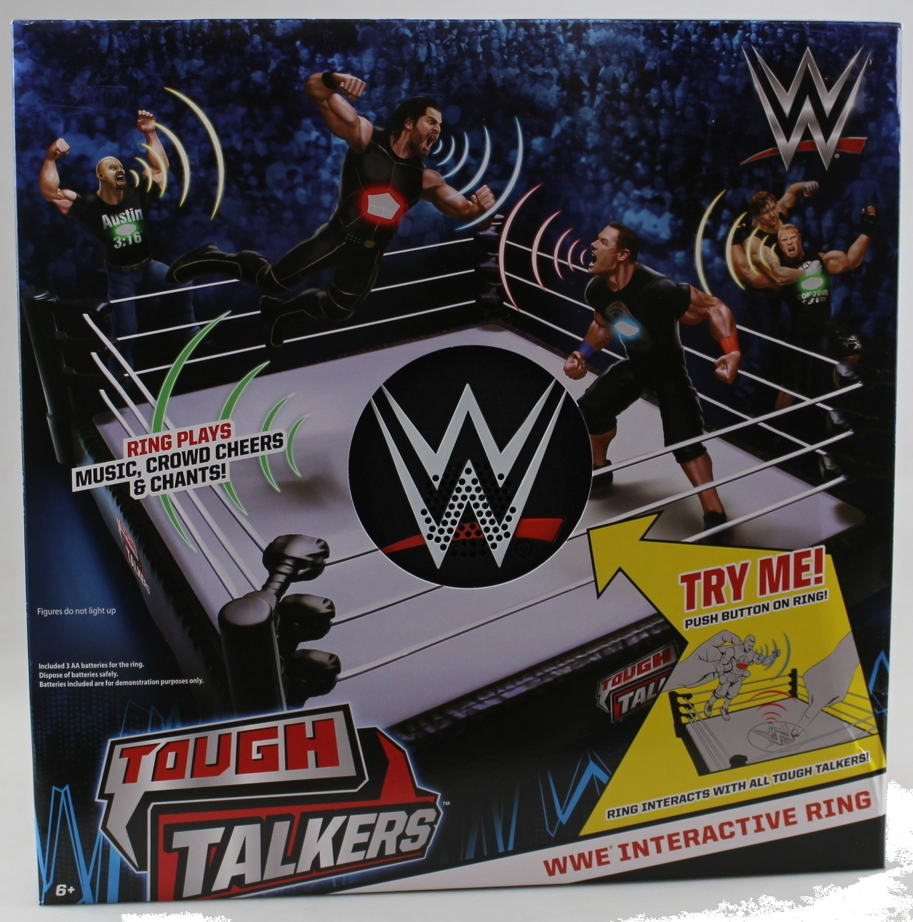 wwe tough talkers wrestling ring