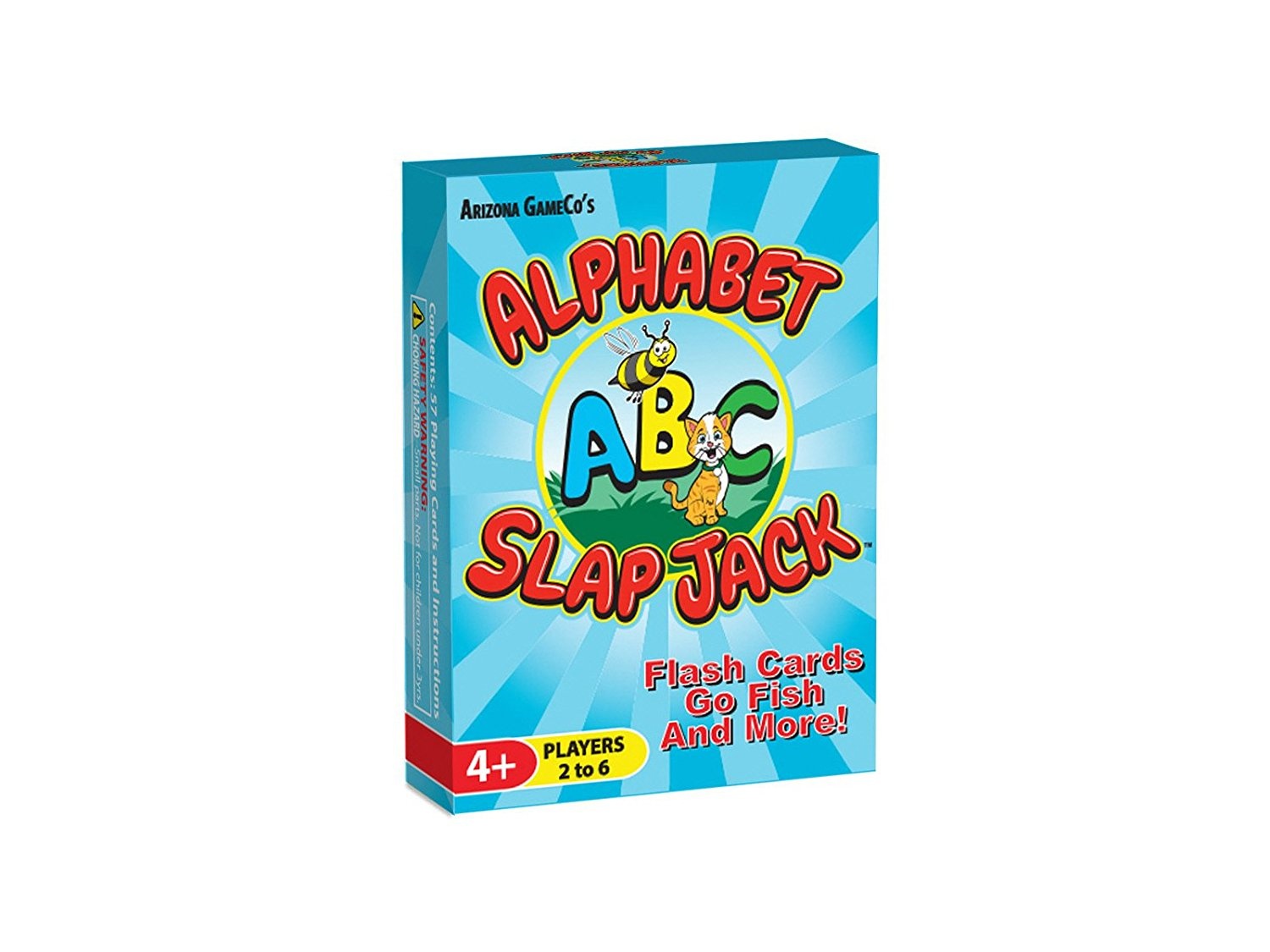 Alphabet Slap Jack ~ a Fun Preschool ABC Letter Learning Card Game ~ Kids  Learn Upper/Lowercase Letter Recognition and Letter Sounds While Playing a  Fun Card Game by Arizona GameCo - Shop