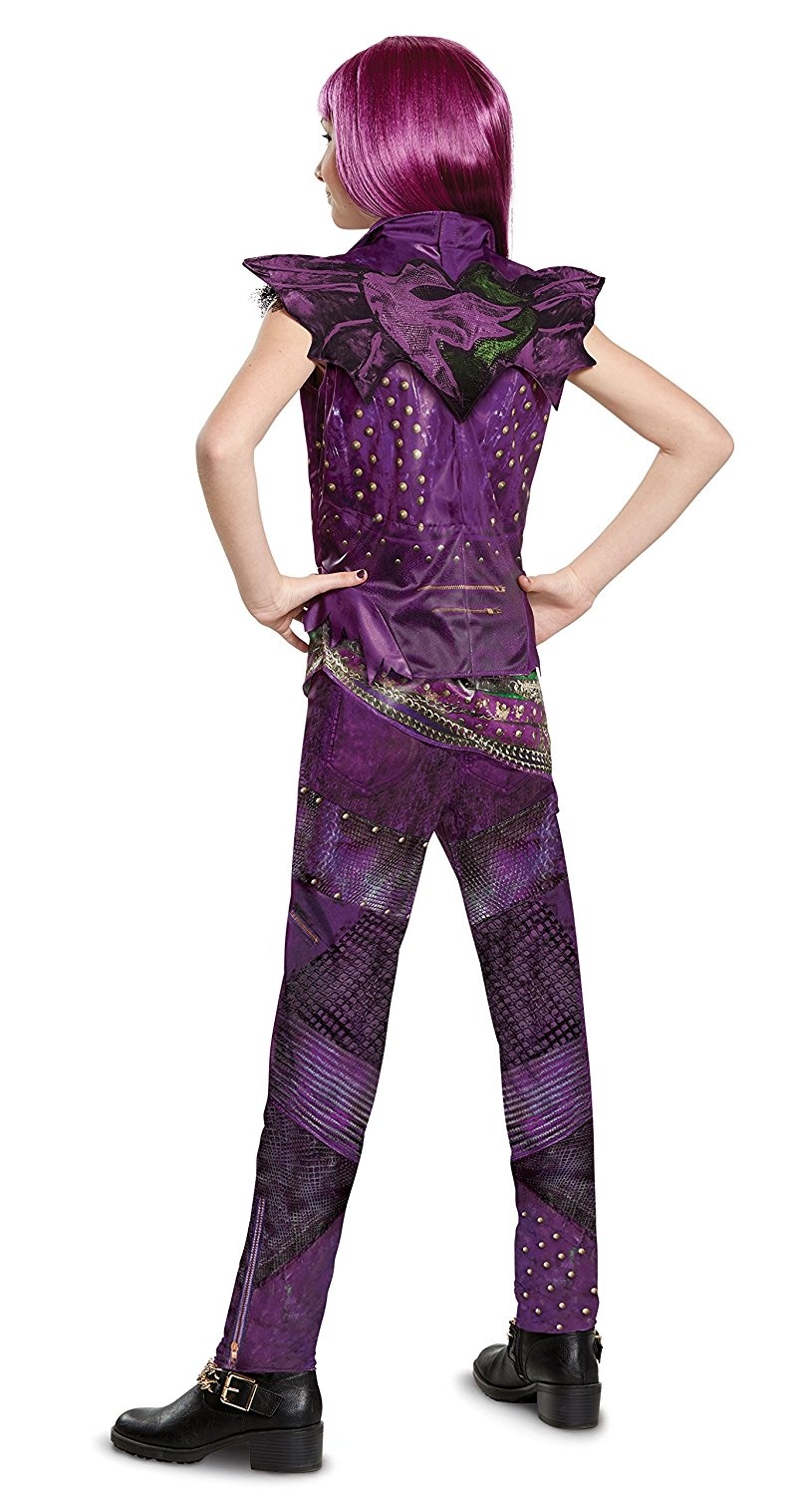 Disney Mal Classic Descendants 2 Costume Purple X-Large 14-16
