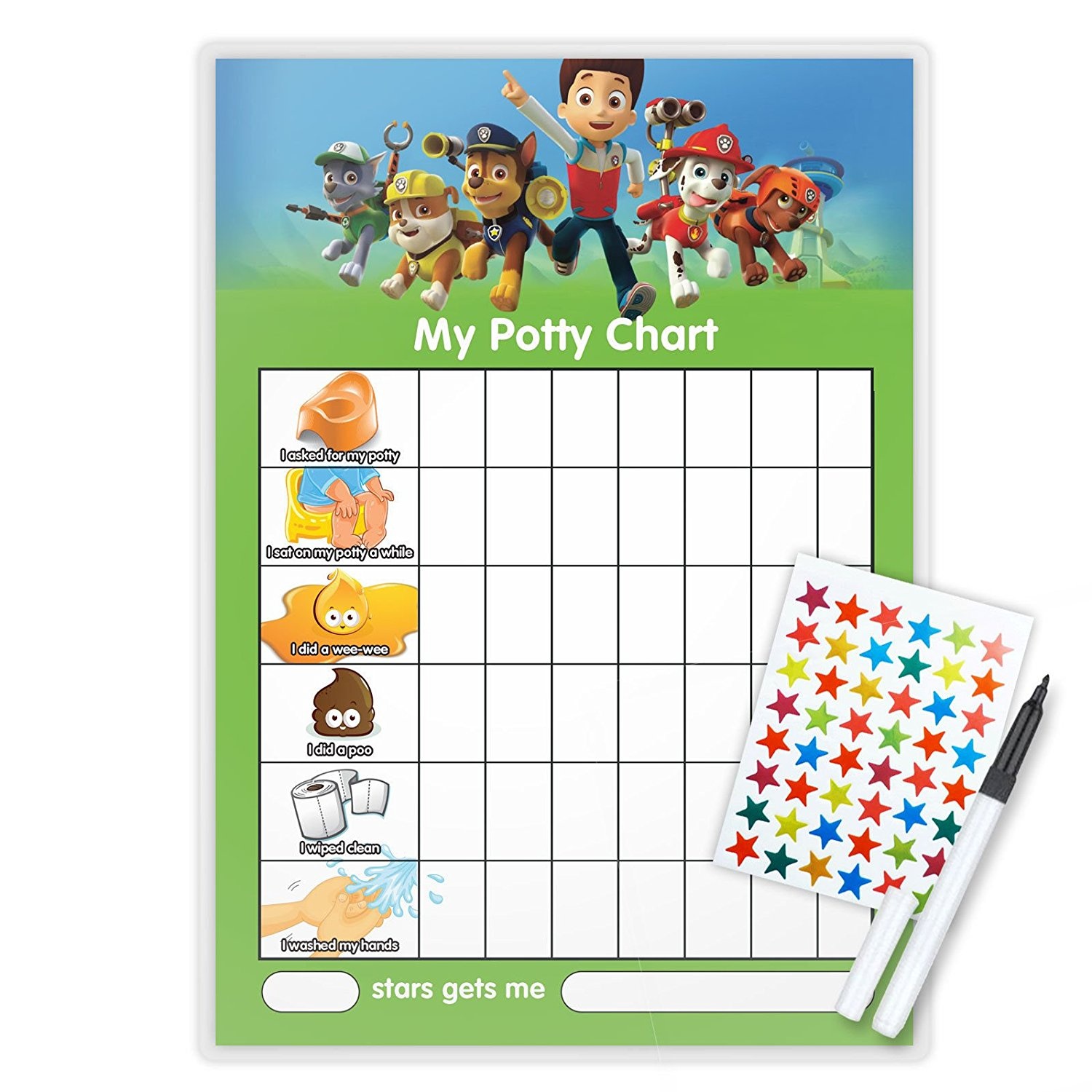 Downloadable Free Printable Paw Patrol Potty Chart 60 OFF
