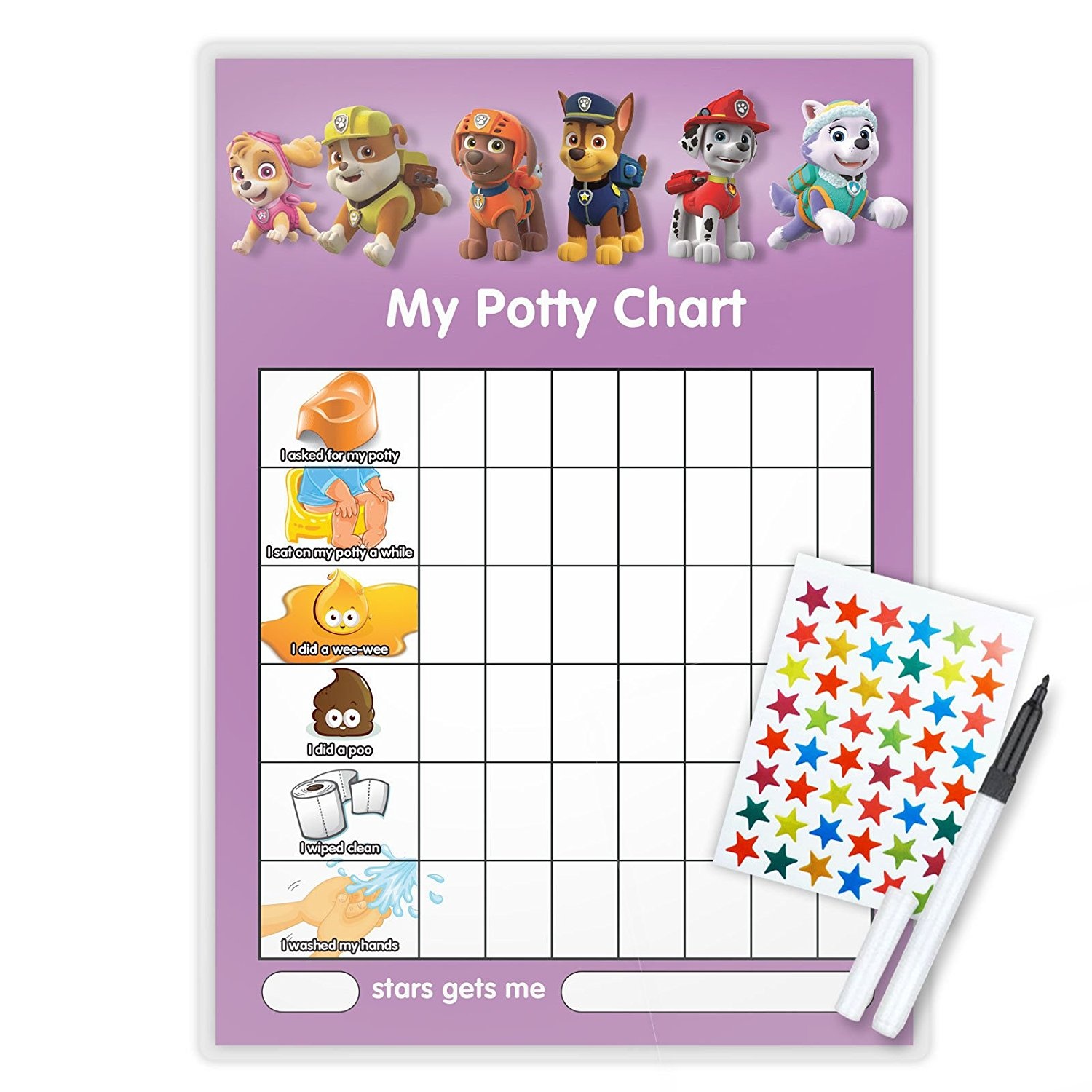 Downloadable Free Printable Paw Patrol Potty Chart 60 OFF