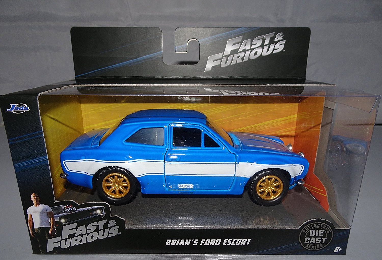 Brian's Ford Escort Blue and White 