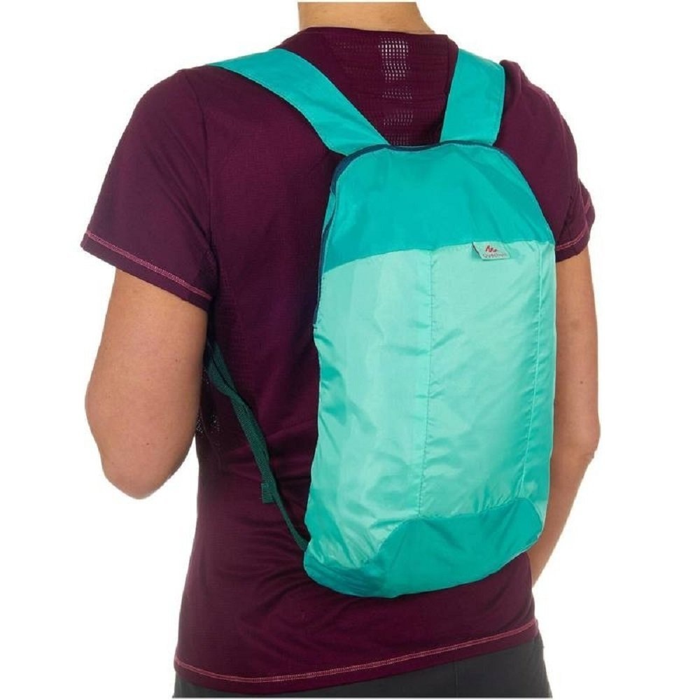 QUECHUA By Decathlon TRAVEL 10 LITRE RUCKSACK GREEN 10 L