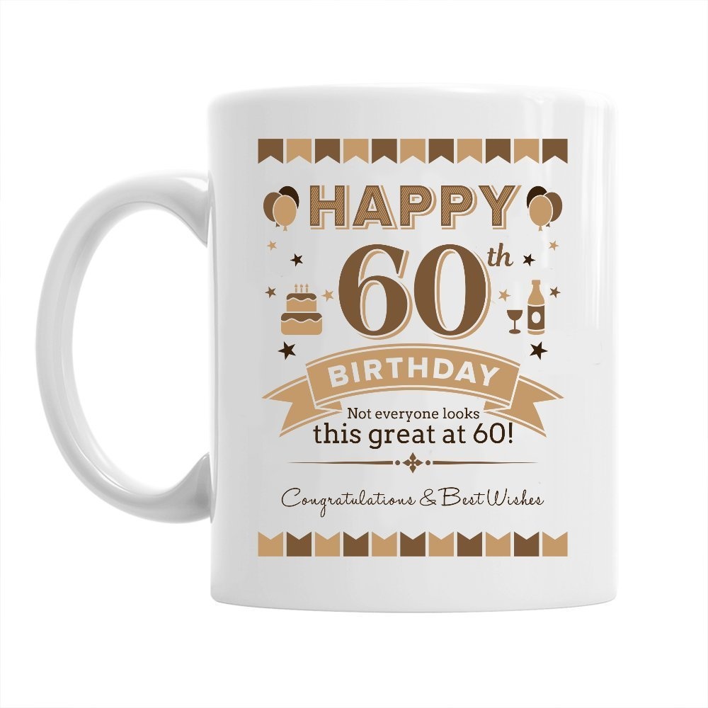 60Th Birthday Gift For Men, 1958 Birthday Keepsake For 60 Year Old, Coffee  Mug By Mainly Mugs - Shop Online For Kitchen In New Zealand
