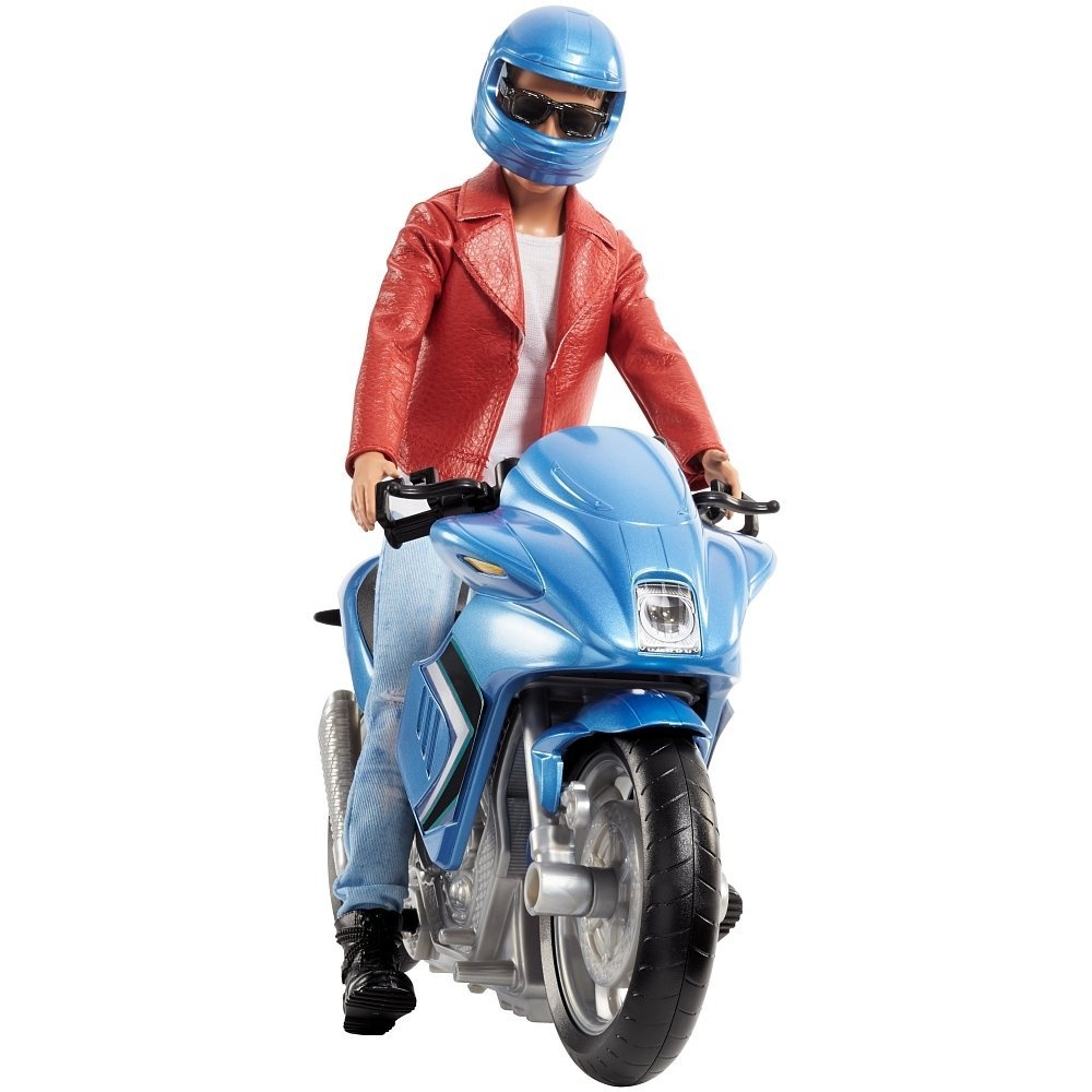 pink passport ken motorcycle