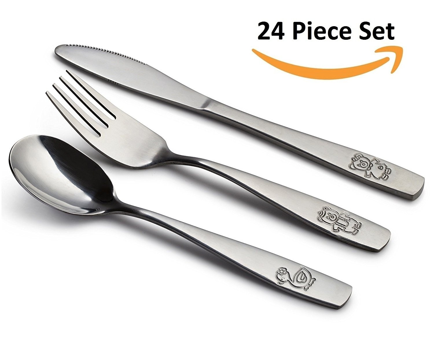 Ideal for Home and Preschools GlossyEnd Kids Silverware 3 Forks 3