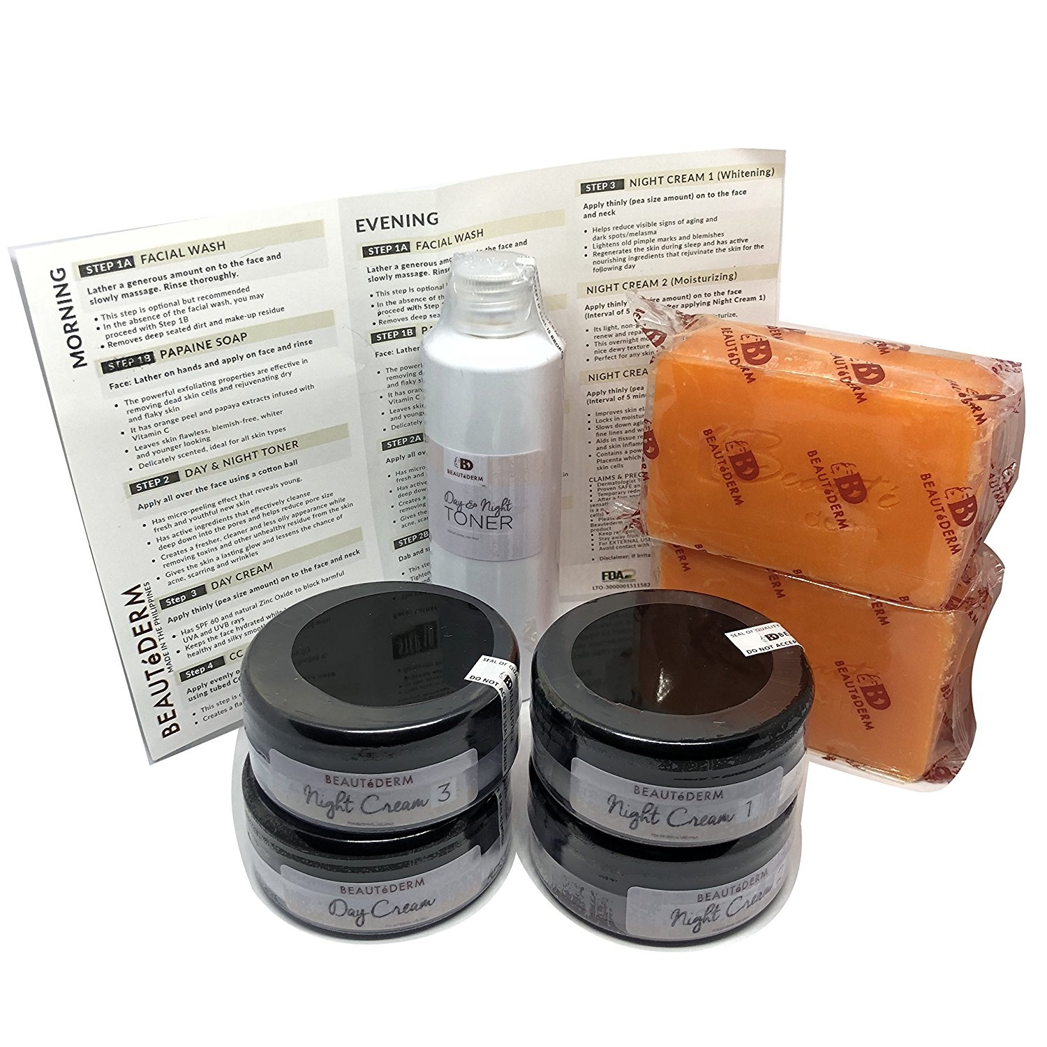 beautederm best skincare anti aging beauty set