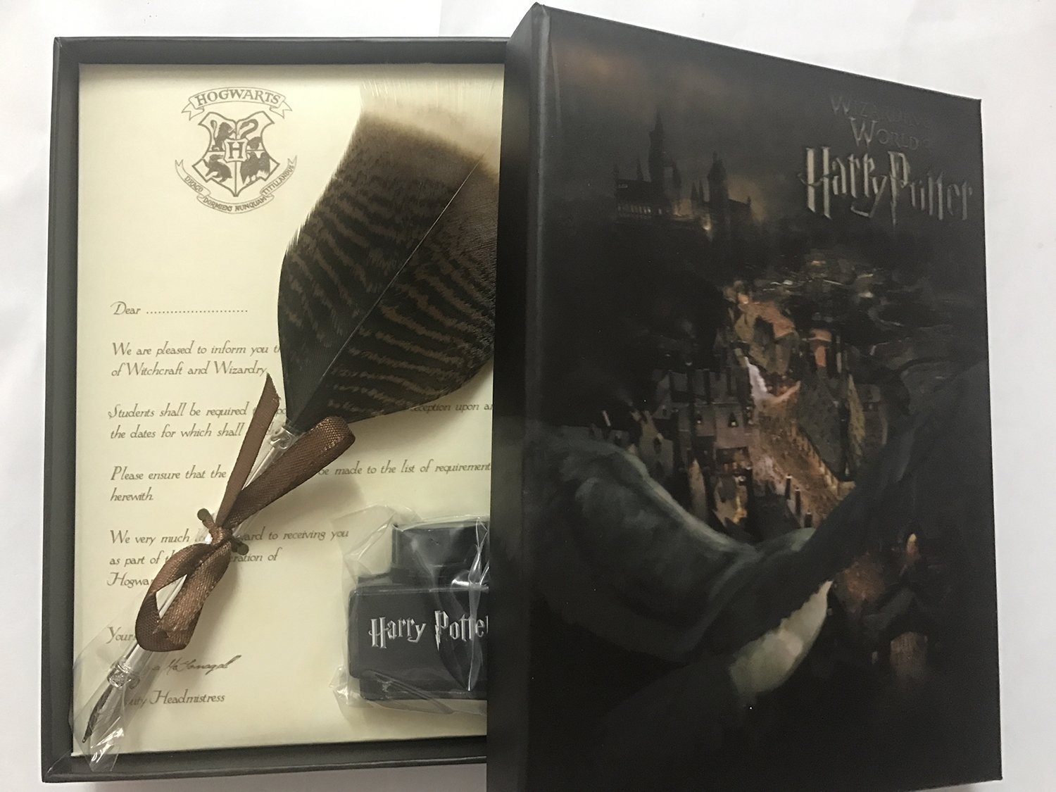 Feather Quill Pen with Ink set Harry Potter Writing Quill Ink Dip Pen Set for Kids Friend Birthday Christmas Gift Set Feather Quill Pen with Ink set Harry Potter Writing Quill Ink Dip Pen Set for Kids Friend Birthday Christmas Gift Set