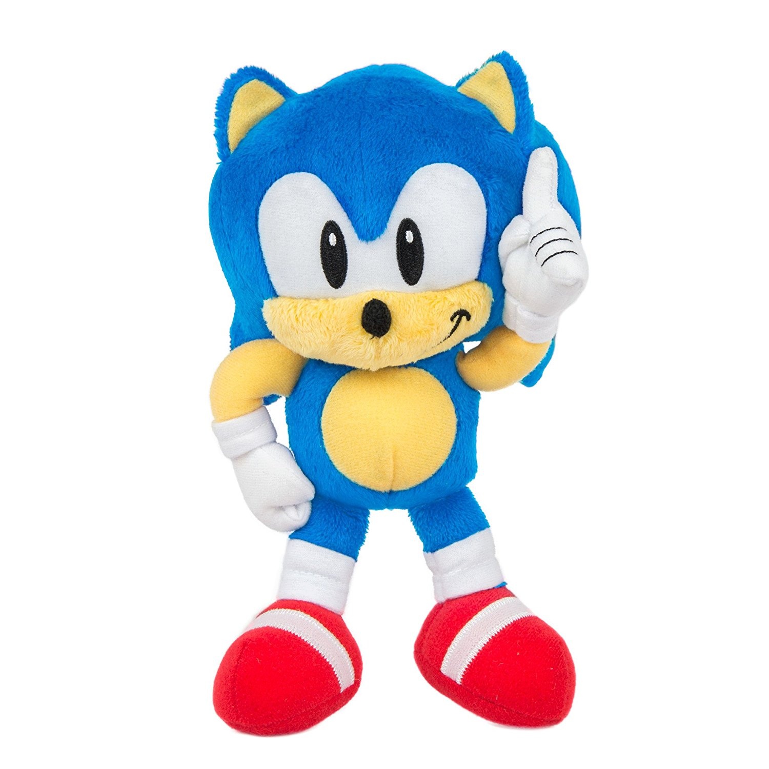 silver sonic plush toy