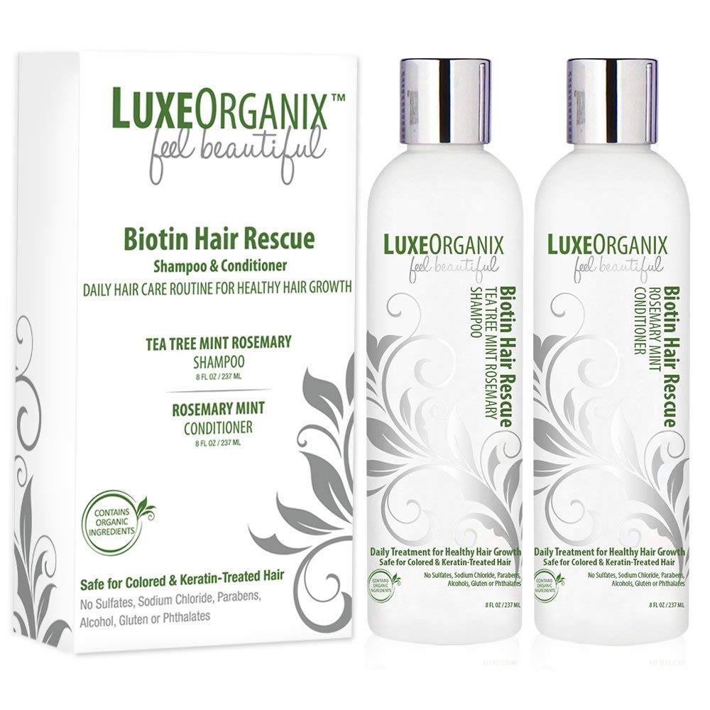 Biotin Shampoo And Conditioner For Hair Growth Soothes Dry Itchy