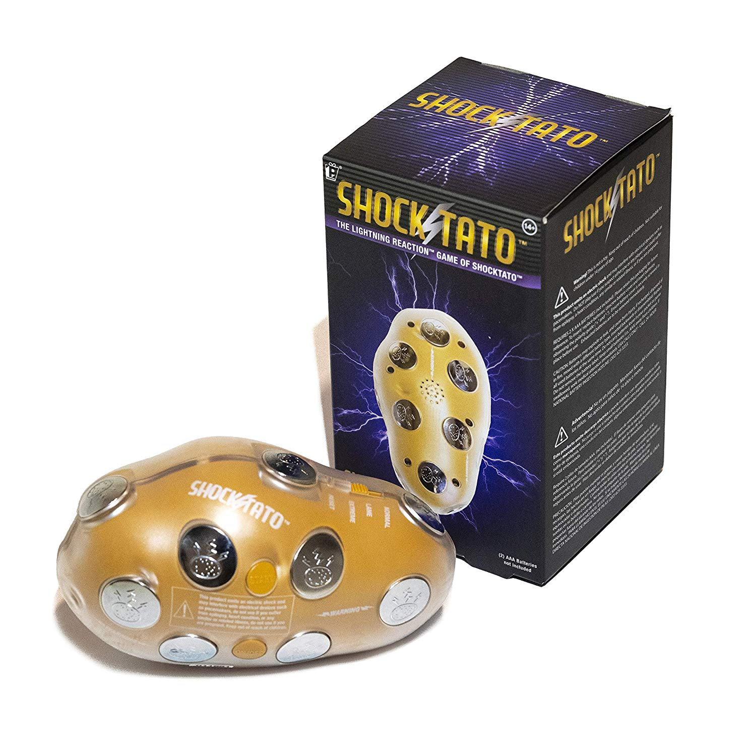 Shocktato Party Game by Lightning Reaction Hilariously Funny Shocking Hot Potato Shocktato Party Game by Lightning Reaction Hilariously Funny Shocking Hot Potato