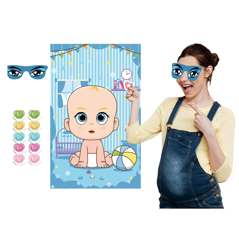 LOKIPA /“Pin The Dummy/” on The Baby Game Baby Shower Party Favors and Game