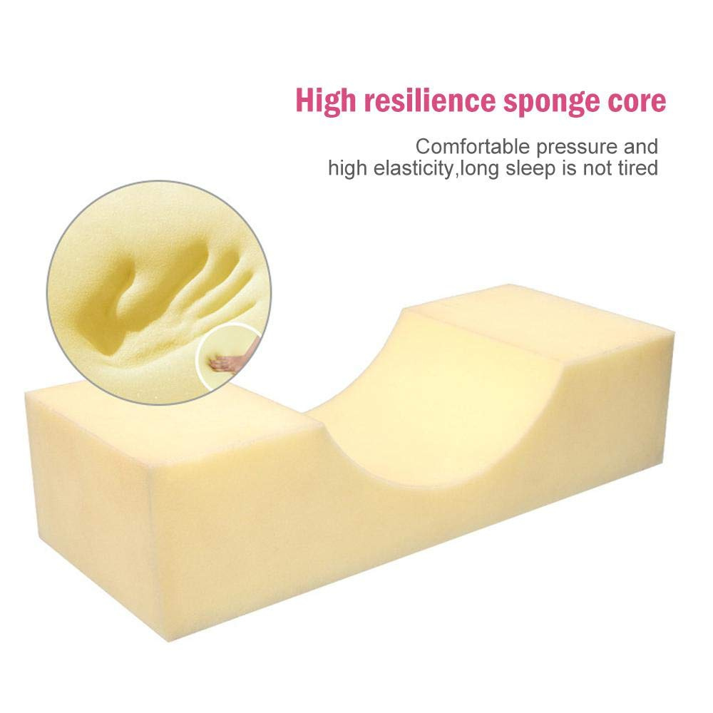 Eyelash Extension Pillow Womdee Ergonomic Curve Memory Foam Pillow