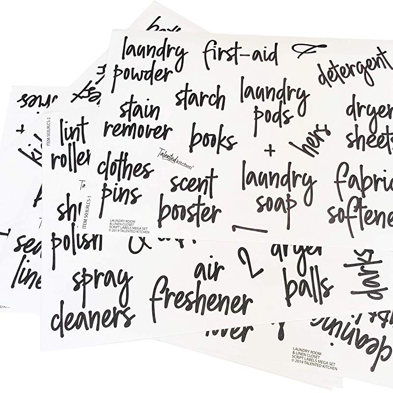 pre printed pantry labels