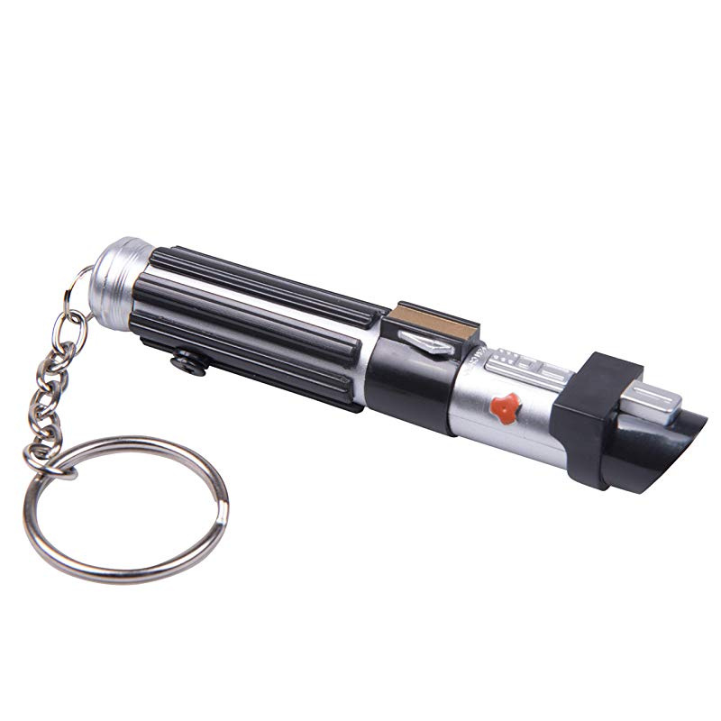 Mini Led Lightsaber Keychain Flashlight Shelly Lighting