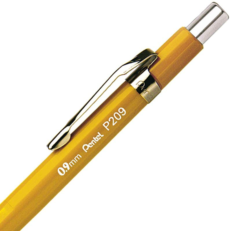 Pentel P209 Automatic Pencil 0.9 mm Lead Yellow