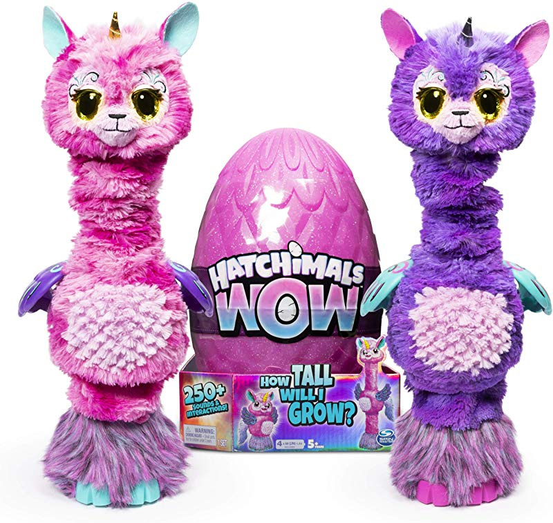 hatchimals talking twin surprise plush