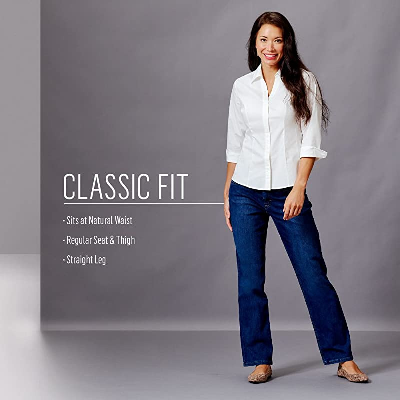 Classic-Fit Straight-Leg Jean by Riders 